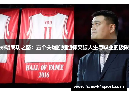 姚明成功之路：五个关键原则助你突破人生与职业的极限
